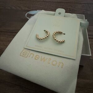 enewton Gold Beaded Earrings - 3mm